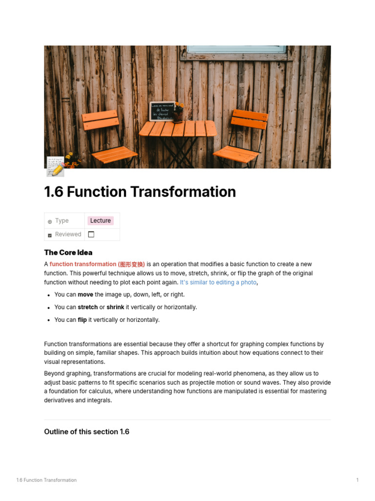Function Transformation Techniques Explained | PDF | Cartesian ...