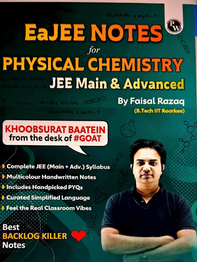 Eajee Notes For Physical Chemistry by Faisal Razaq | PDF