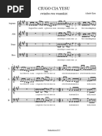 Tegemeo Letu Lyrics And Notes PDF