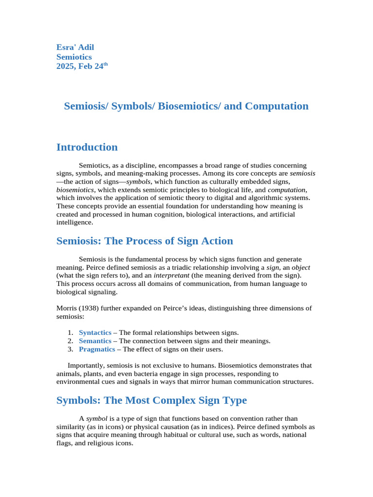 Understanding Semiotics and Its Applications | PDF | Semiotics | Semantics