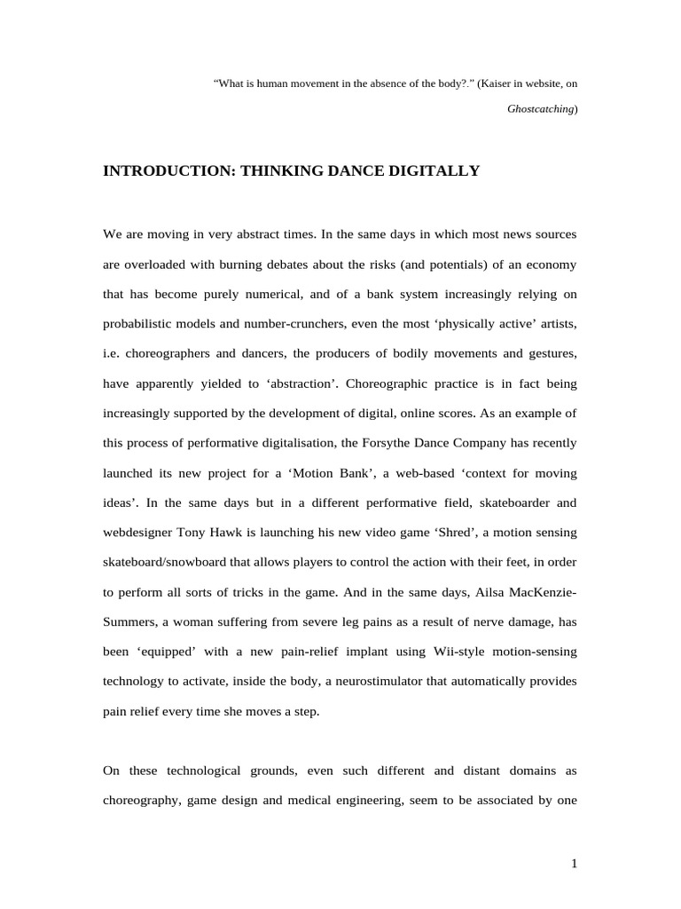 Introduction Re Written | PDF | Idea | Thought