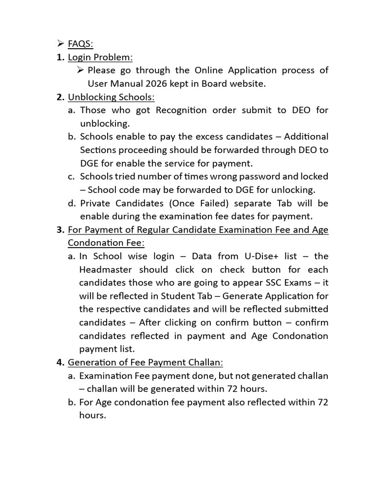 Faqs March 2026 | PDF