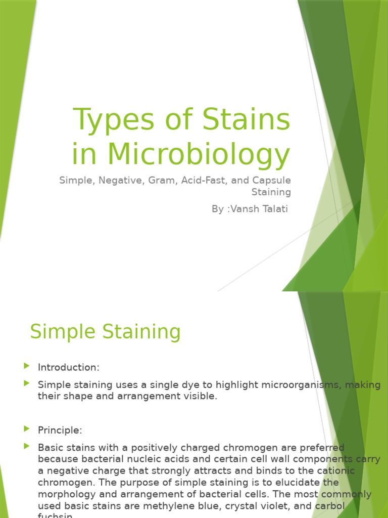 stain ppt PDF Staining Cytopathology