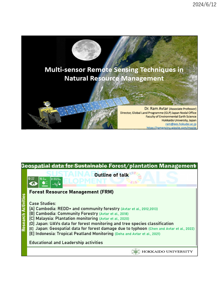Remote Sensing for Forest Management | PDF | Climate Change Mitigation ...