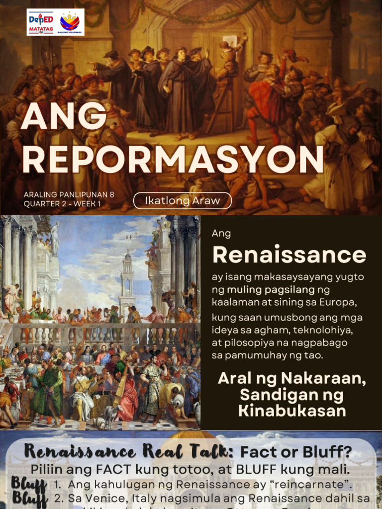 AP8 Q2 Week 1-3 Ang Repormasyon | PDF