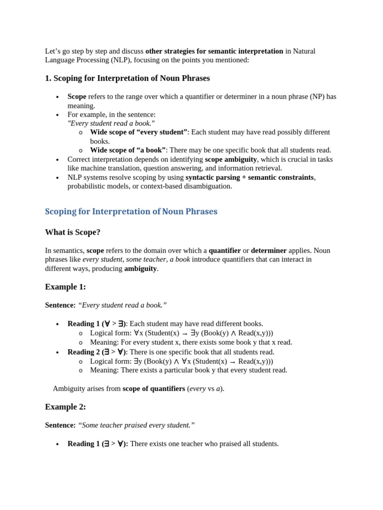 NLP Unit3 | PDF | Cognitive Science | Lexical Semantics