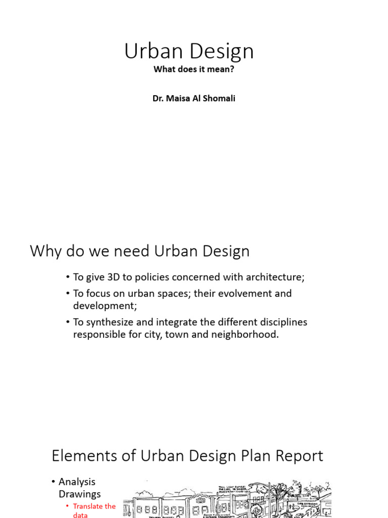 Essentials of Urban Design Planning | PDF