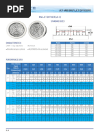 Flow Bar Diffusers Performance Data | PDF | Gas Technologies | Gases
