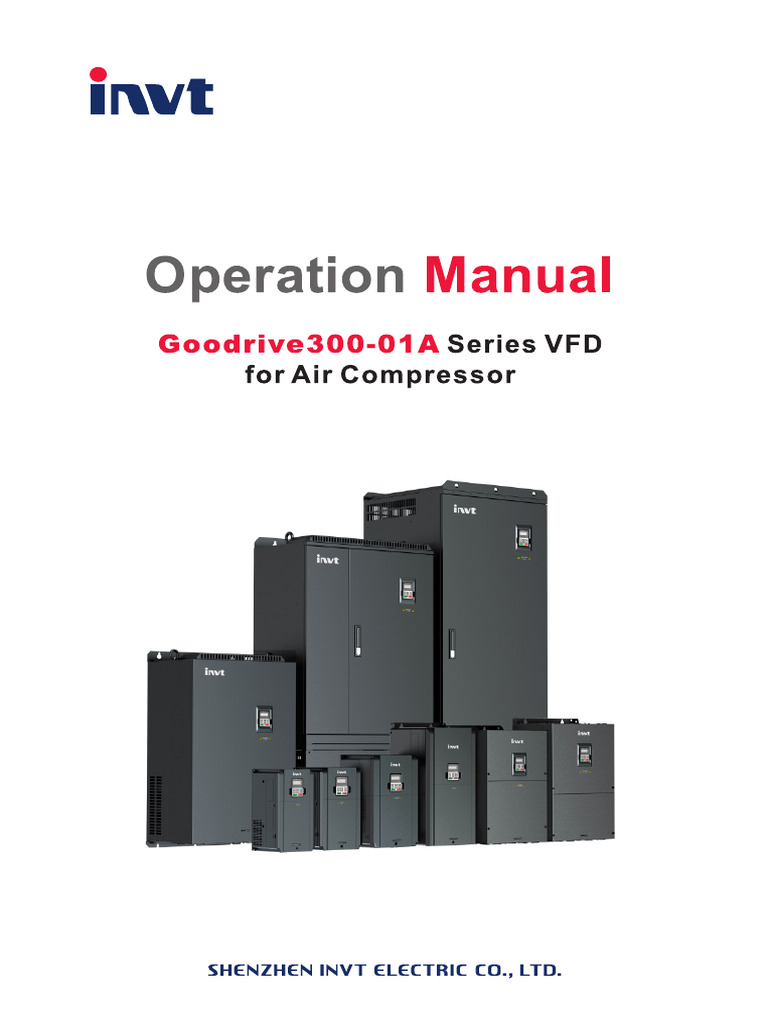 GD300-01A Series VFD Manual | PDF | Power Supply | Mains Electricity