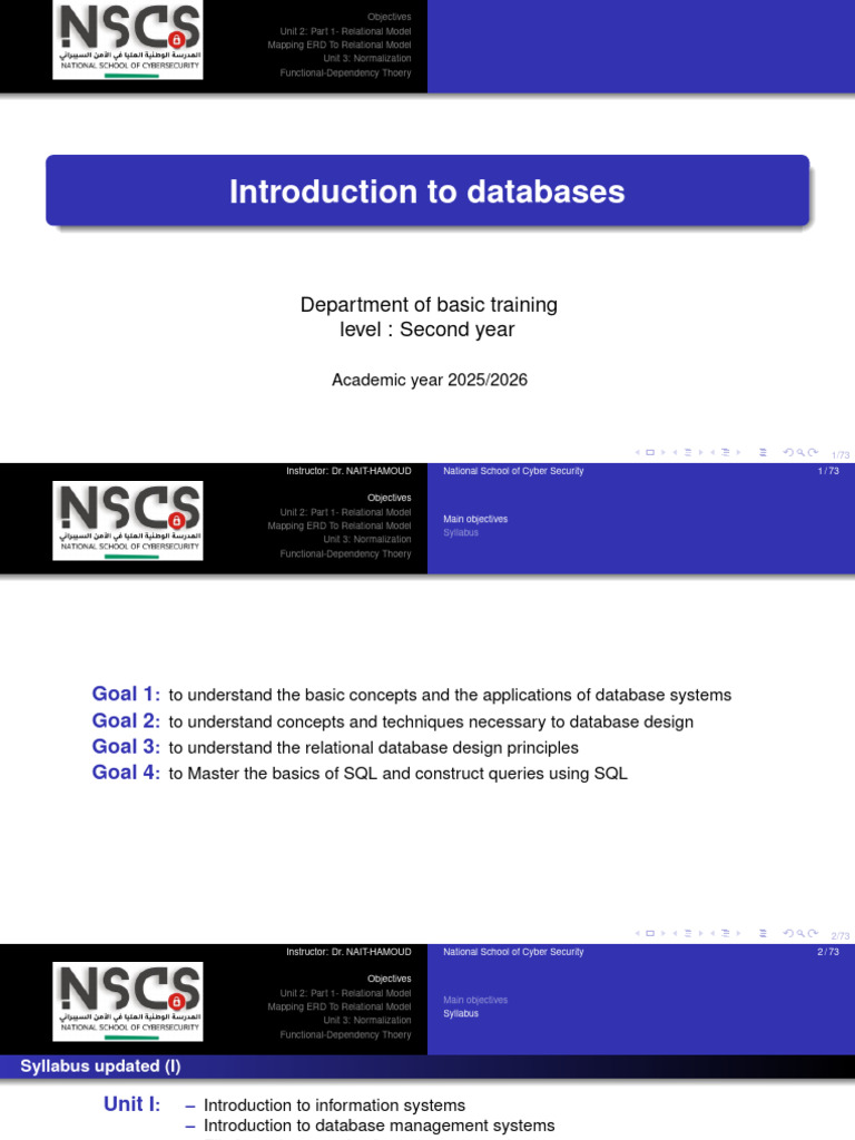 Introduction To Databases Units2-3 Suite | PDF | Relational Model ...