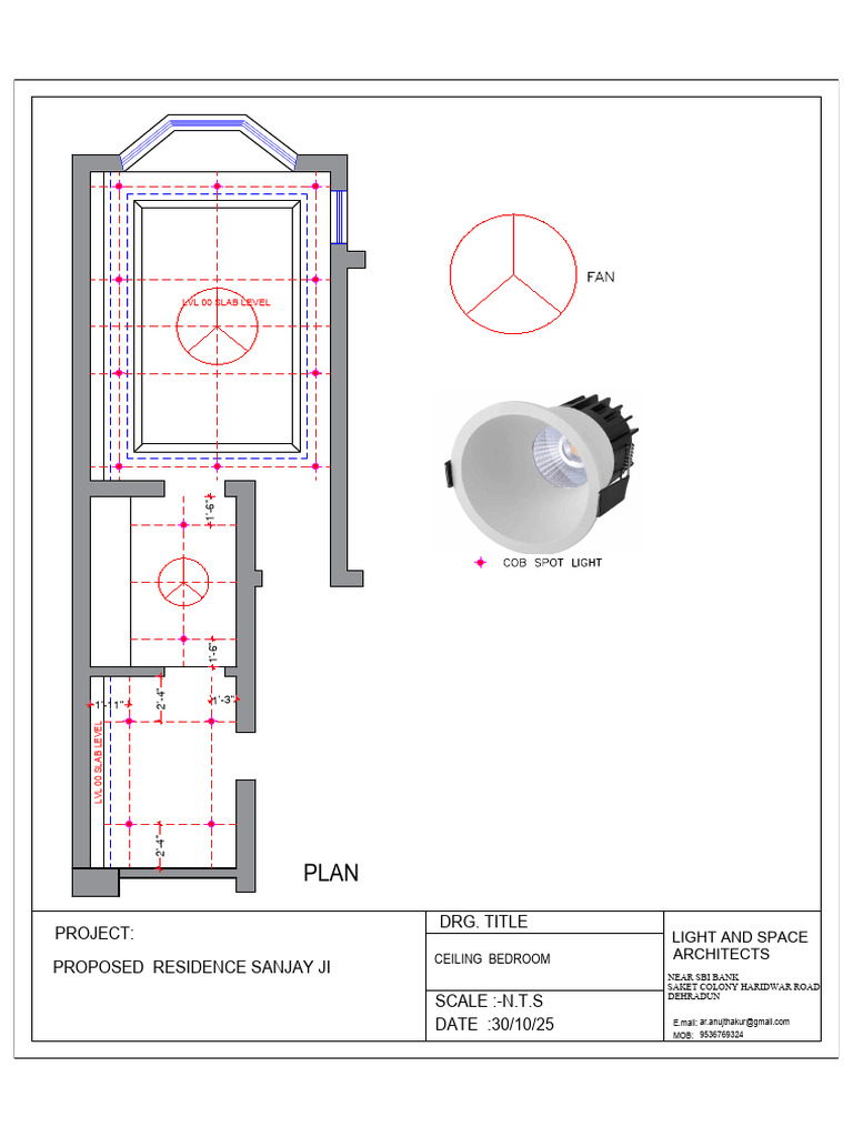 Proposed Residence Slab Level Plan | PDF