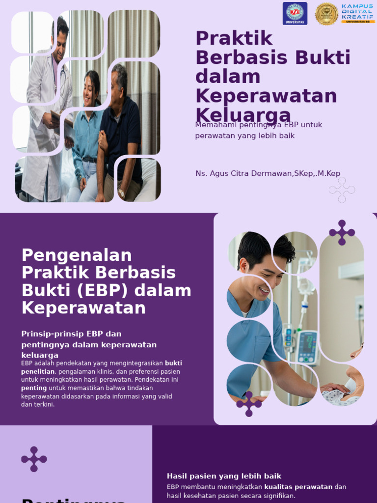 7. Evidance Based Practice Dalam Keperawatan Keluarga | PDF