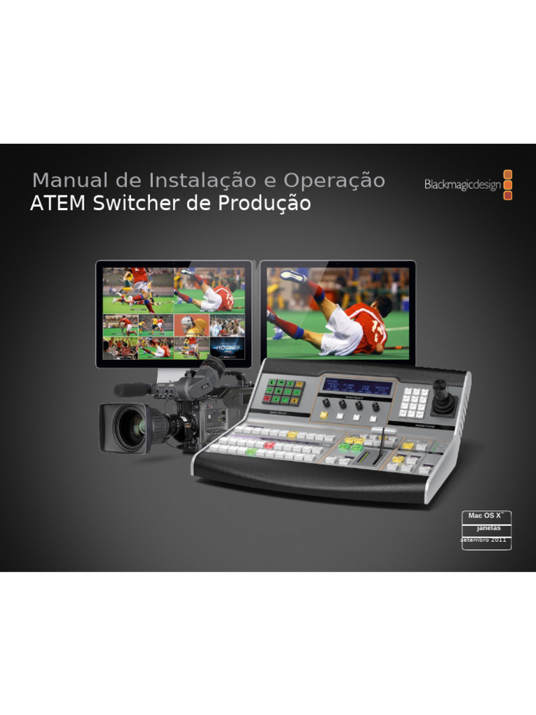 Guia de Instalação do ATEM Switcher | PDF | Rede de computadores | HDMI