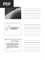 1-3 - Conservação comunidades