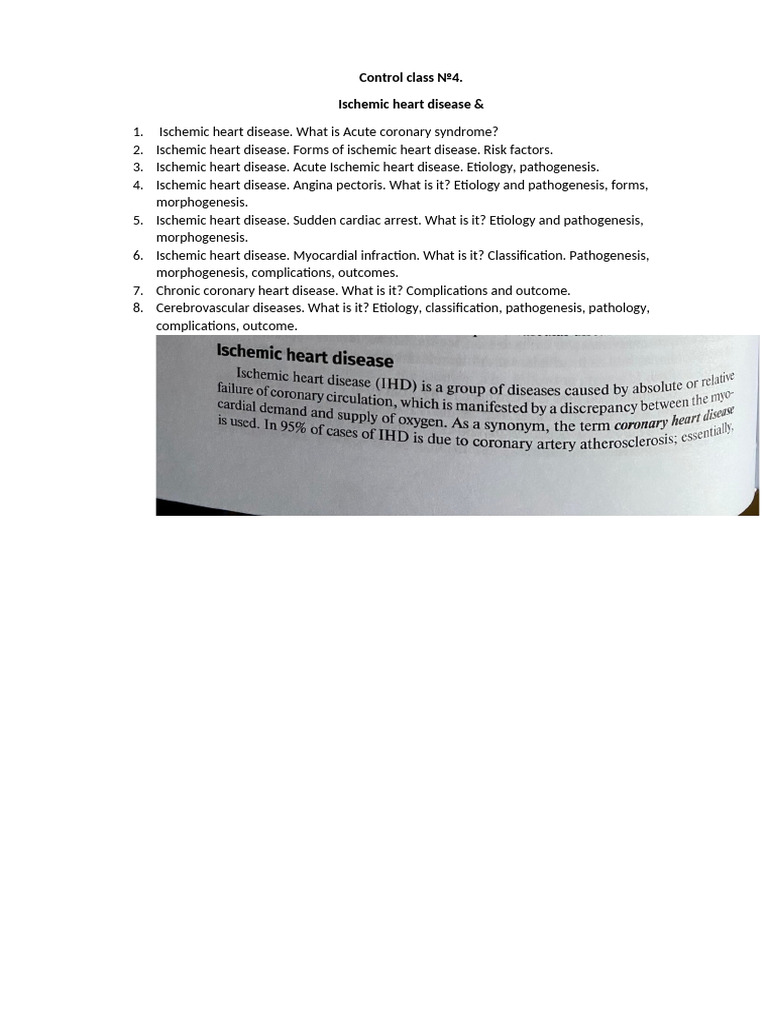 Ischemic Heart Disease | PDF
