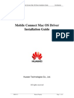 Mobile Connect Mac OS Driver Installation Guide