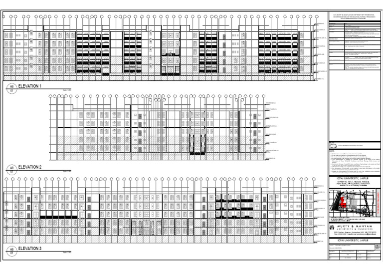 Proposed Academic Block Elevation Drawing | PDF | Civil Engineering ...