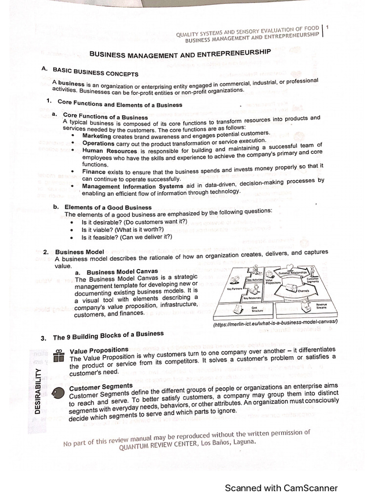 Business Management and Entrepreneurship | PDF