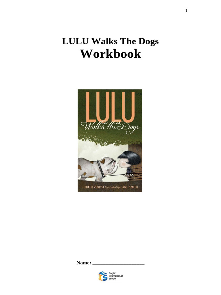 LuLu Walks The Dogs by Judith Viorst | PDF | Linguistic Morphology | Syntax