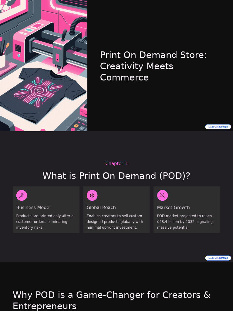 Print On Demand: Start Your Store Today | PDF | Advertising | Brand