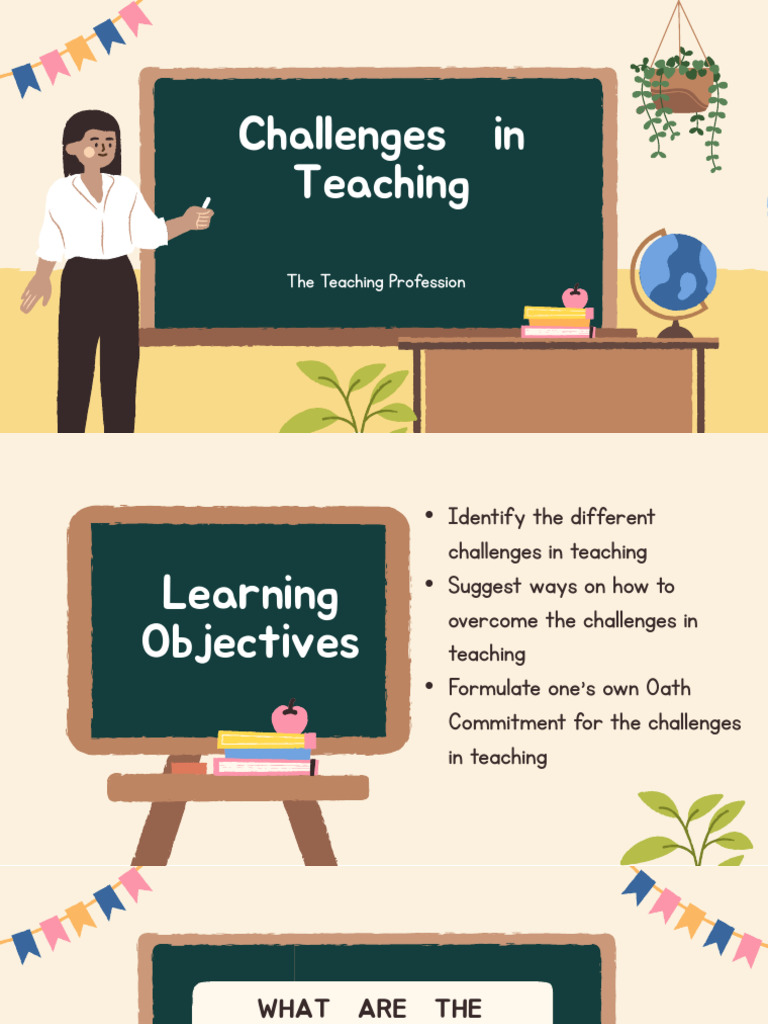 Challenges and Solutions in Teaching | PDF | Educational Technology ...