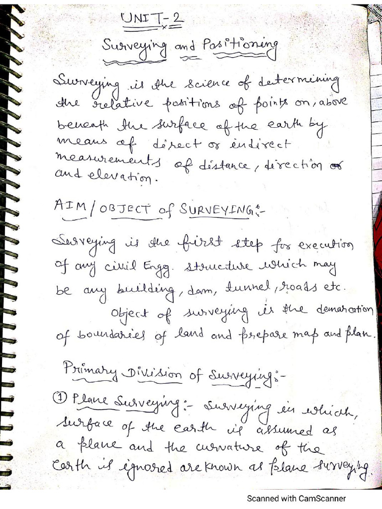 Unit 2 Surveying - Merged-Compressed Civil Engineering | PDF