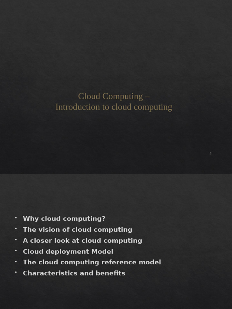 Introduction to Cloud Computing Basics | PDF | Apache Hadoop | Cloud ...