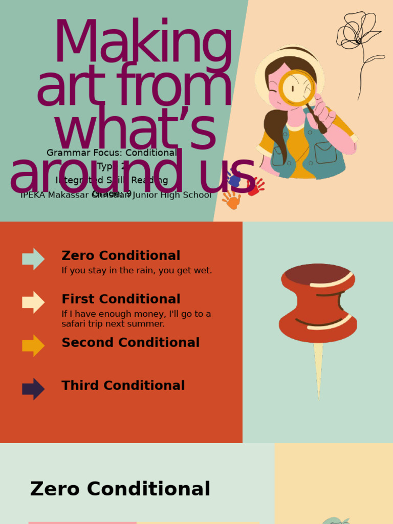 English Conditionals Presentation in Colorful Illustrative Style | PDF ...