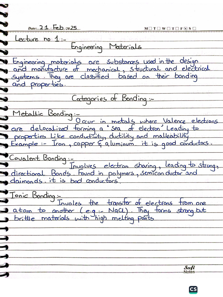 Engineering Material Complete Notes | PDF