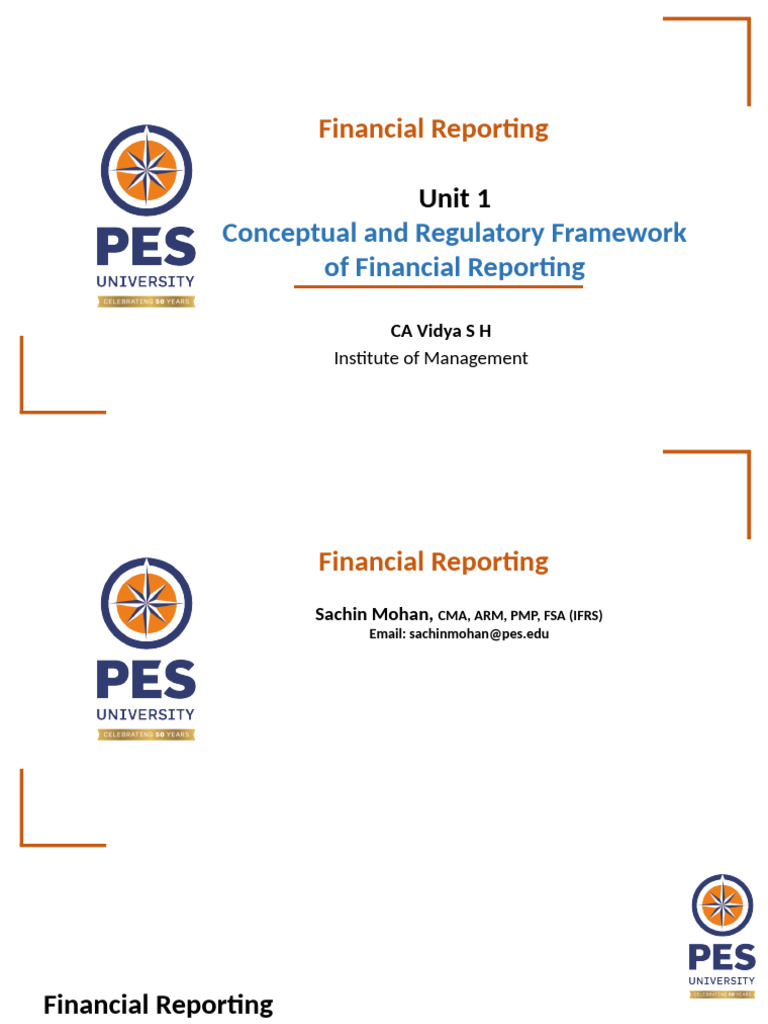 Financial Reporting Framework Overview | PDF | International Financial ...