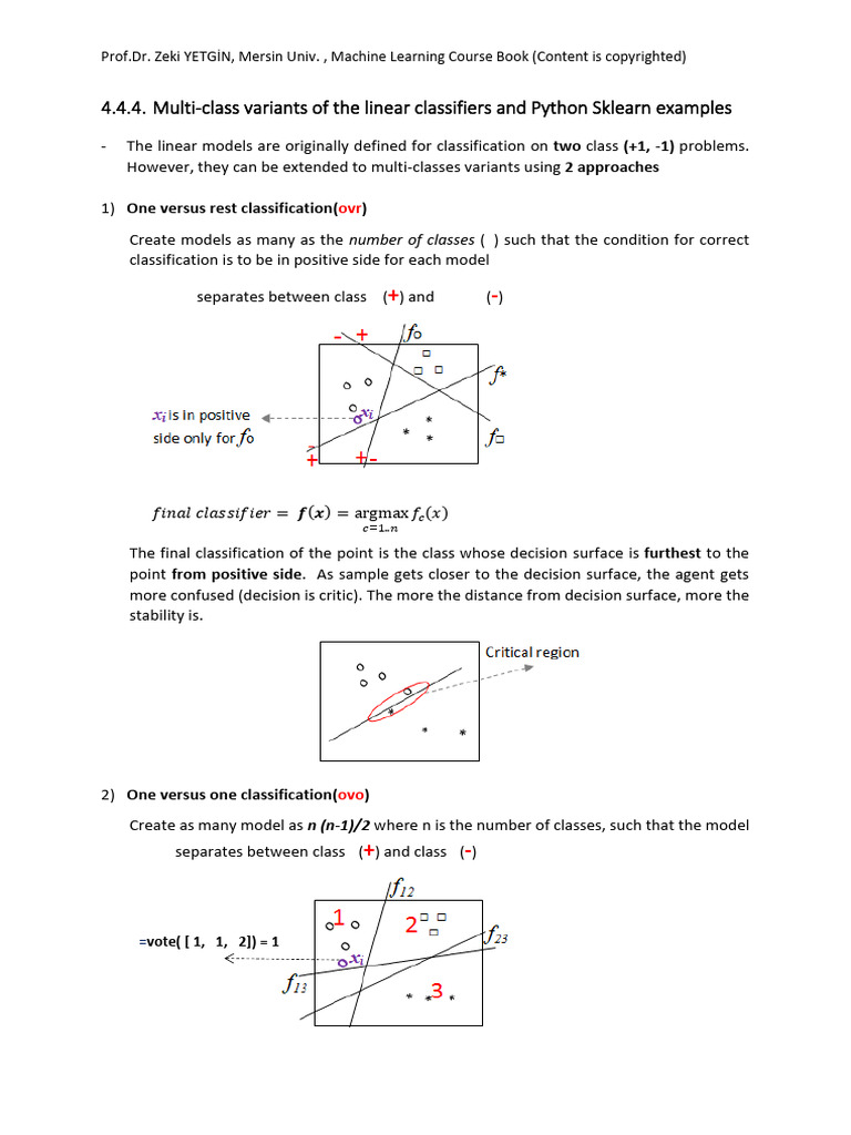 Multi-Class Linear Classifiers in Python | PDF | Support Vector Machine ...