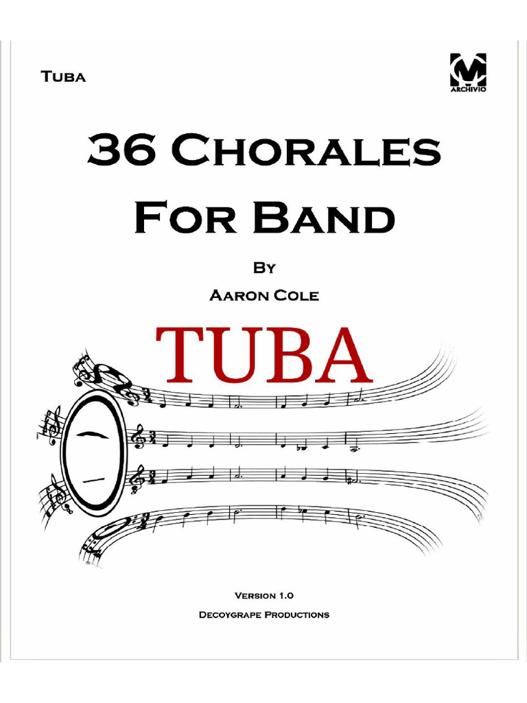 (Tuba) 36 Chorales For Band PDF