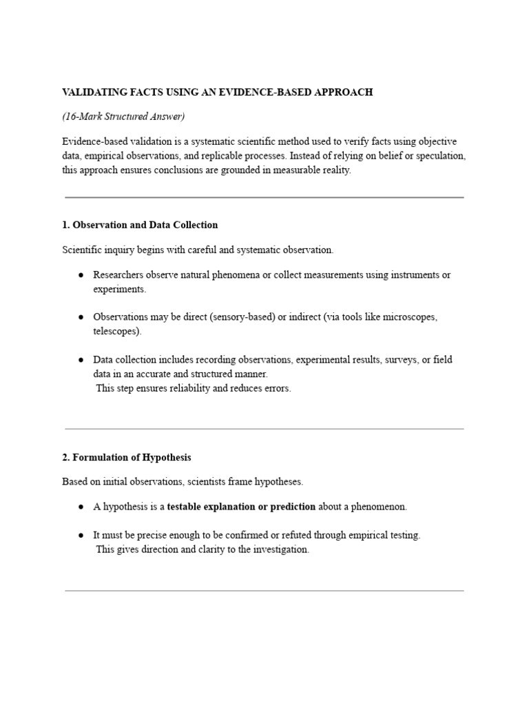 hve 3 unit | PDF | Scientific Method | Experiment
