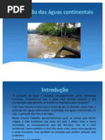 Poluição das águas continentais