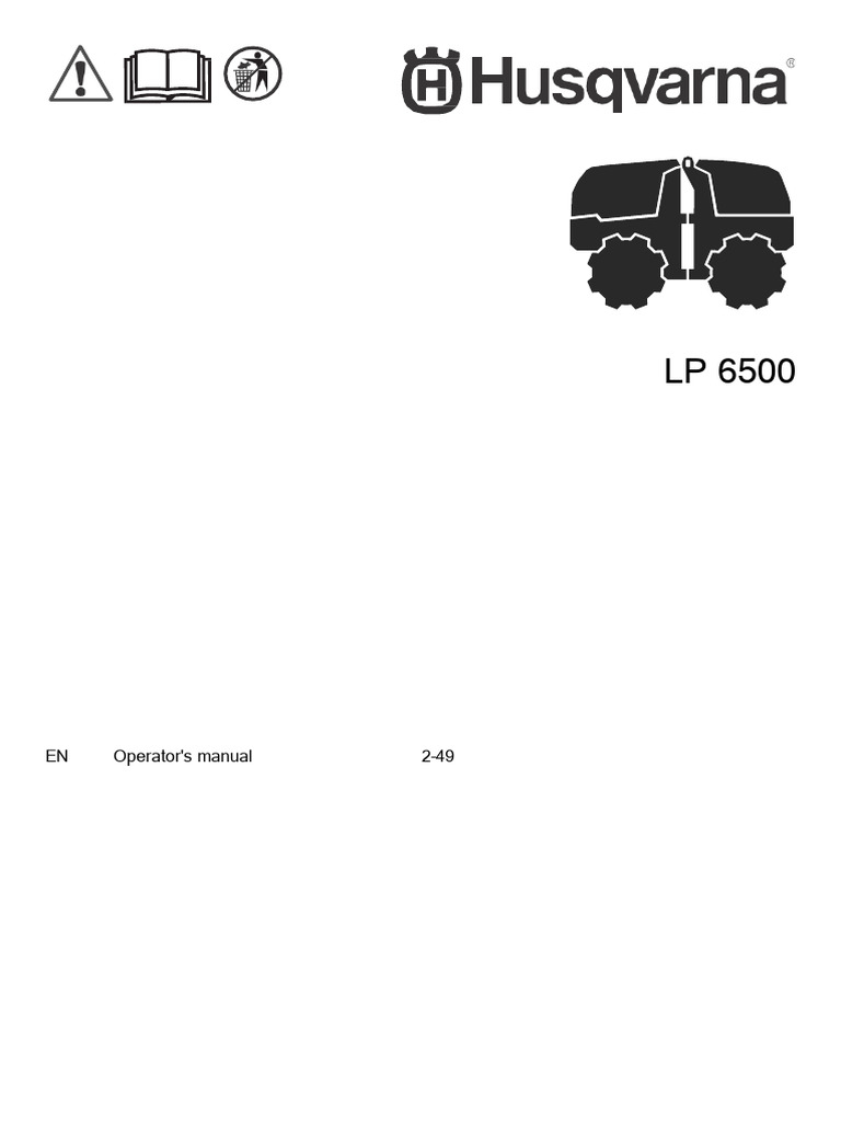 LP 6500 Trench Compactor Manual | PDF | Personal Protective Equipment ...