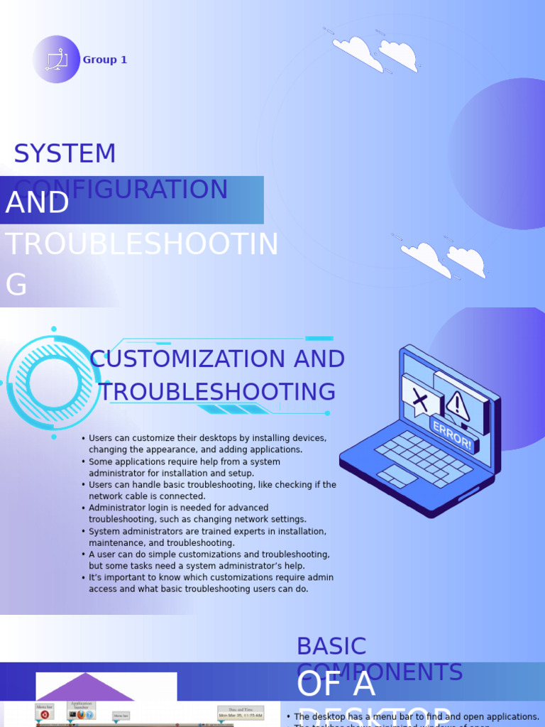 Desktop Customization and Troubleshooting Guide | PDF | Window ...