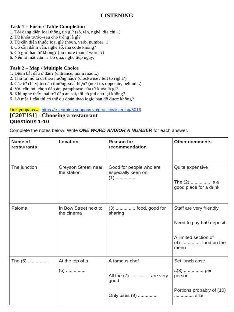 Listening Skills Practice Guide | PDF | Pottery