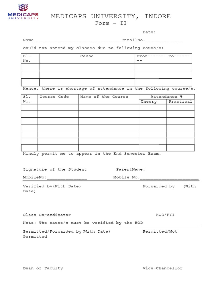 Form - II Format | PDF