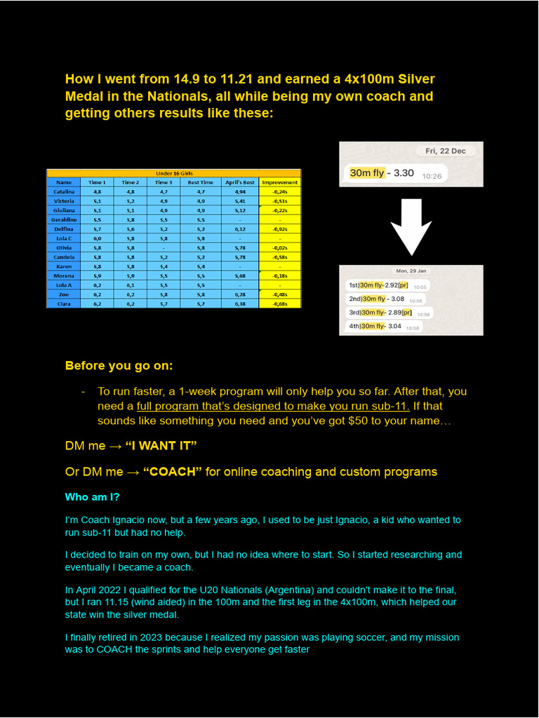 1 Week Program | PDF