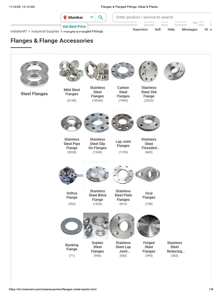Stainless Steel Flanges & Types Guide | PDF | Stainless Steel | Steel