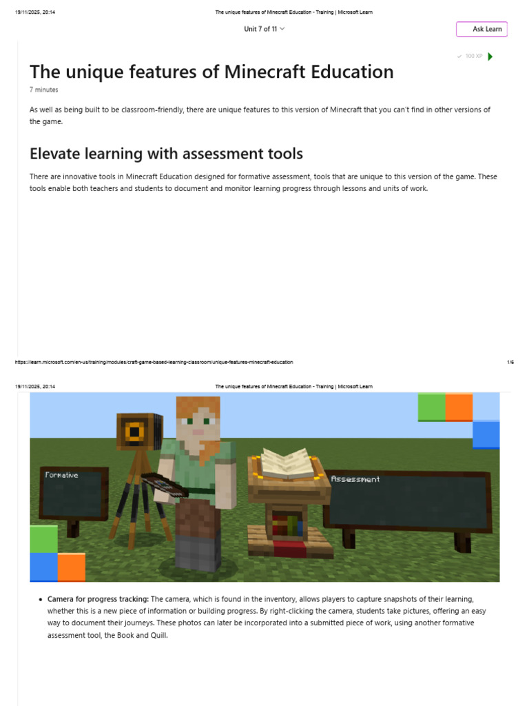 07-The Unique Features of Minecraft Education - Training - Microsoft ...