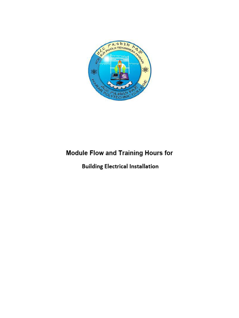 Electrical Installation Training Hours | PDF | Electrical Wiring ...