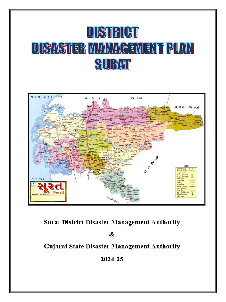 Surat District Disaster Management Plan 2024-25 | PDF | Emergency ...