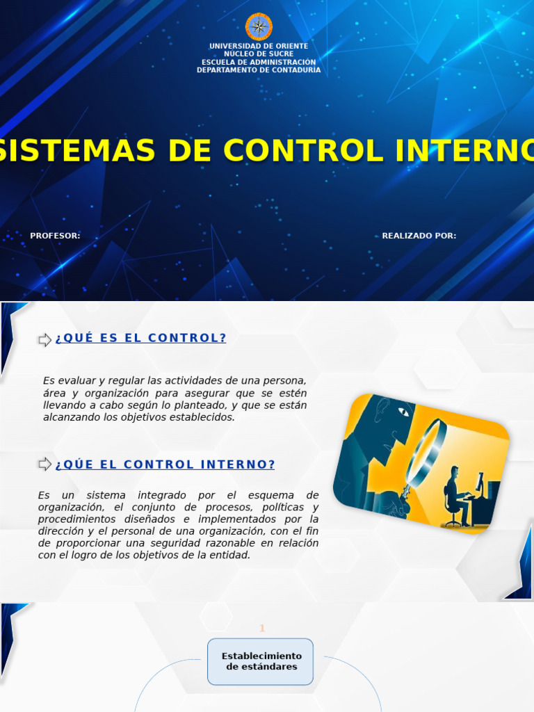 Sistemas de Control Interno en Contabilidad | PDF | Auditoría ...