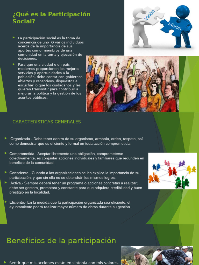 QuÃ© Es La ParticipaciÃ N Social | PDF | Participación pública | Democracia