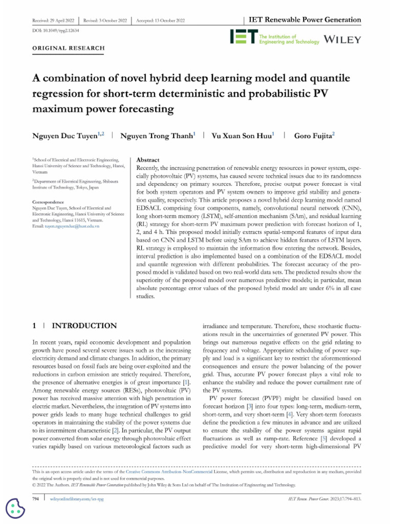 100relab A Combination of Novel Hybrid Deep Learning Model and Quantile ...