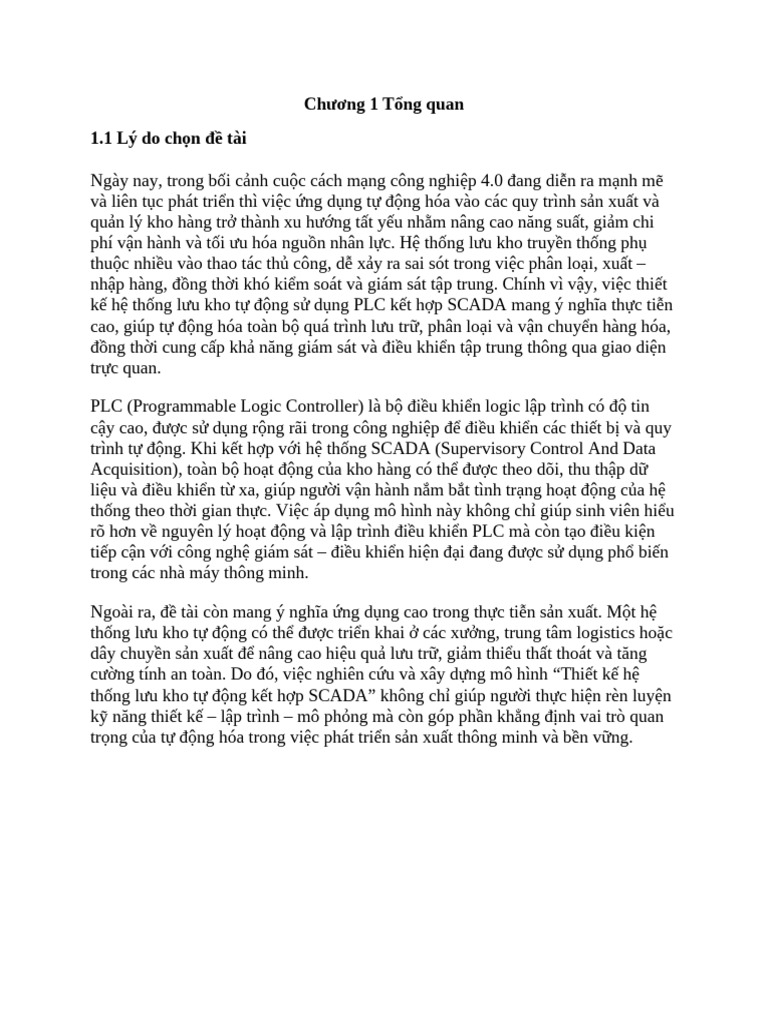 Chương 1 T NG Quan | PDF