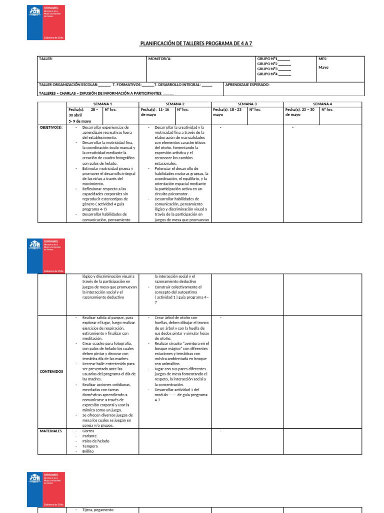 Planificacion mayo | PDF | Ciencia cognitiva | Cognición
