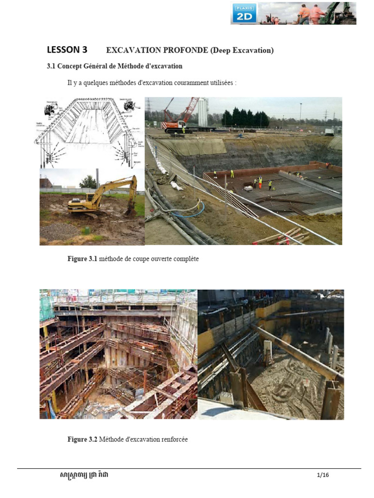 Lesson 3-KH - Deep Excavation | PDF