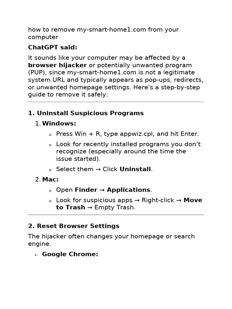 Remove Malware | PDF | Malware | Computer Security